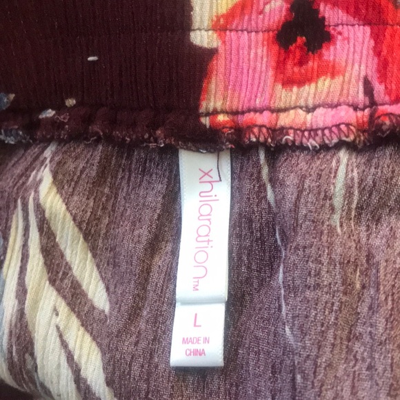 Floral Crop Top and Skirt Set by Xhilaration - Picture 15 of 15